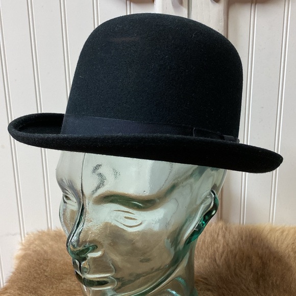 Shannon Phillips Black Wool Derby Hat M - Picture 3 of 11